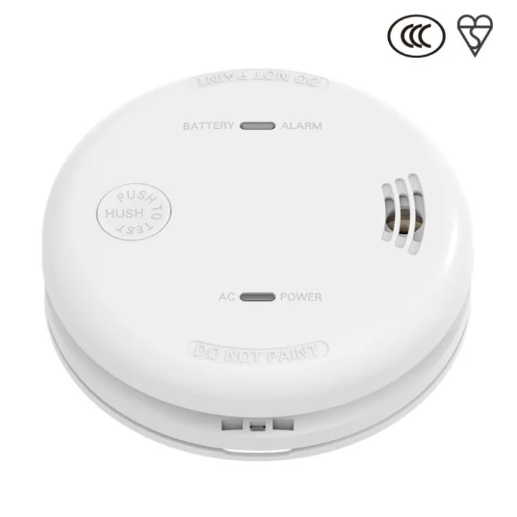 Détecteur de fumée optique d’alimentation CA